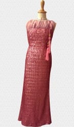 Sequined Maxi Dress