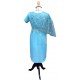 Sky Mushroom Cape with Tie-n-Dye Tights 