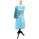 Sky Mushroom Cape with Tie-n-Dye Tights 