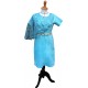 Sky Mushroom Cape with Tie-n-Dye Tights 