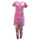 Purple Angrakha with Floral Tights