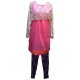 Rose Thrift Kimono with Cheetah print Tights